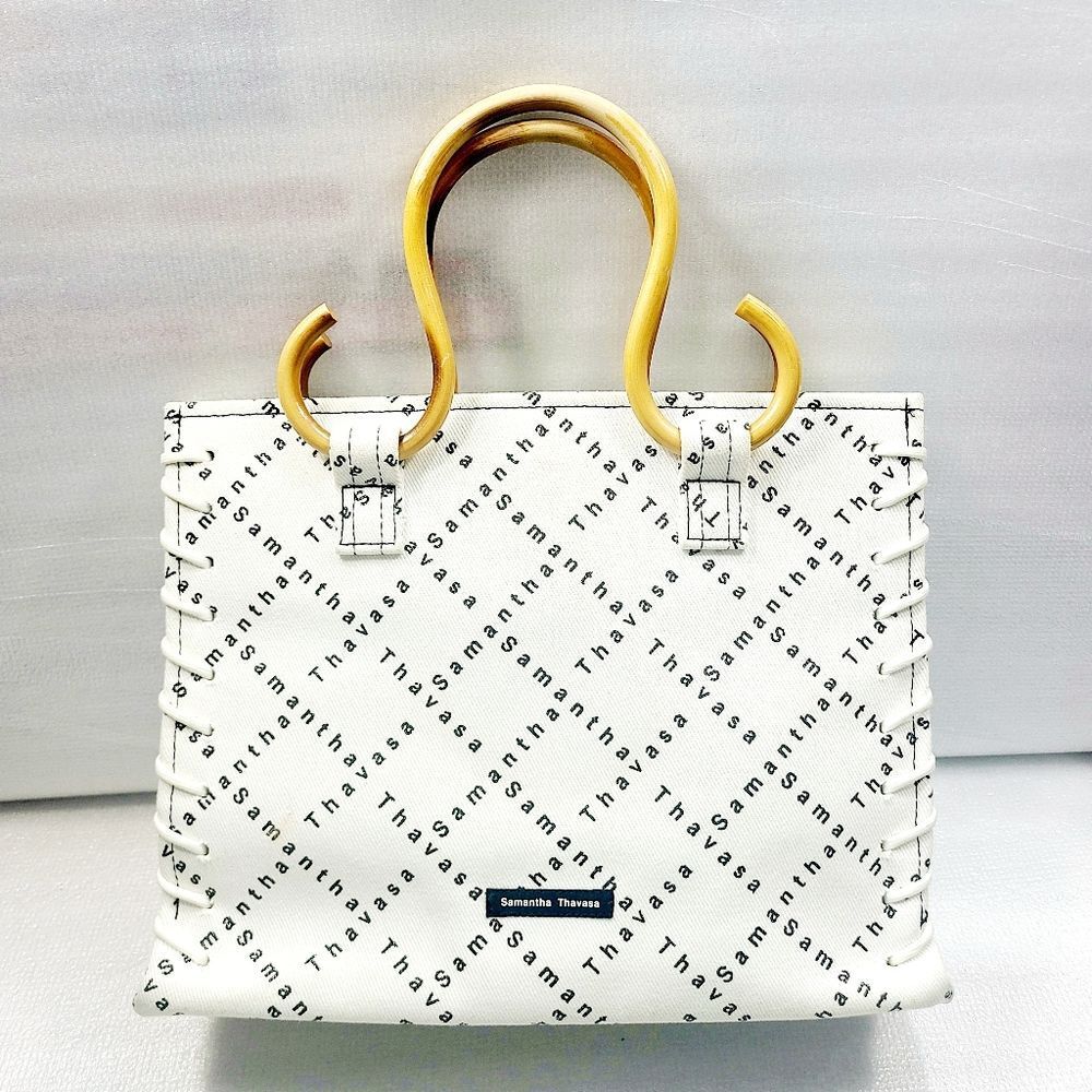 Samantha Thevasa Canvas Satchel